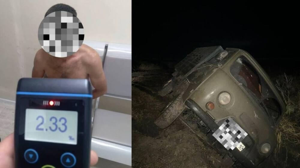 В Костанайской области пьяный водитель стрелял в полицейских из ружья
