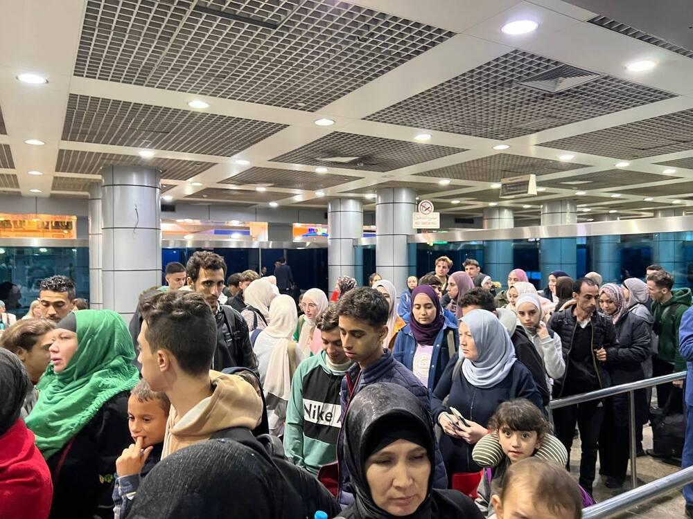Dozens of Kazakhstani nationals evacuated from the Gaza Strip to Egypt. Images | Kazakh MFA
