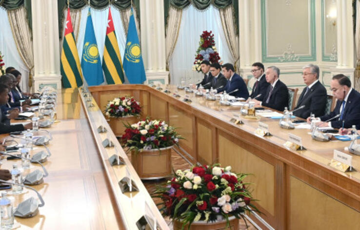 Kazakh, Togolese leaders hold extended talks in Astana