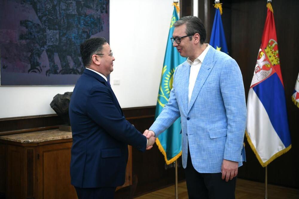 Kazakh Foreign Minister Met with President of Serbia