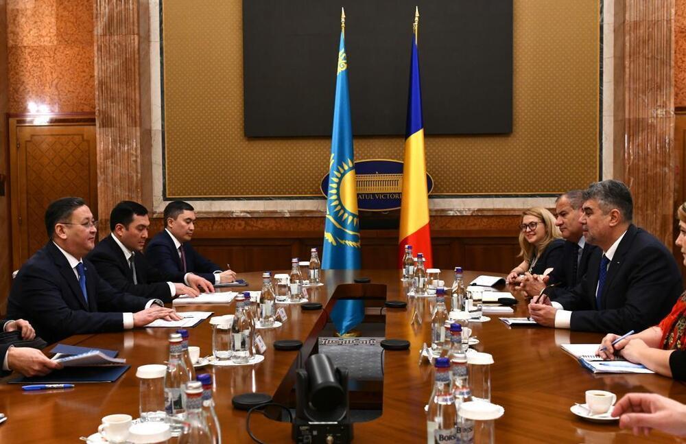 Kazakh Foreign Minister Held Meetings with Romanian Leadership