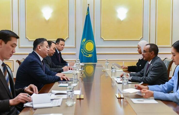 Kazakh Foreign Minister receives the UAE Ambassador