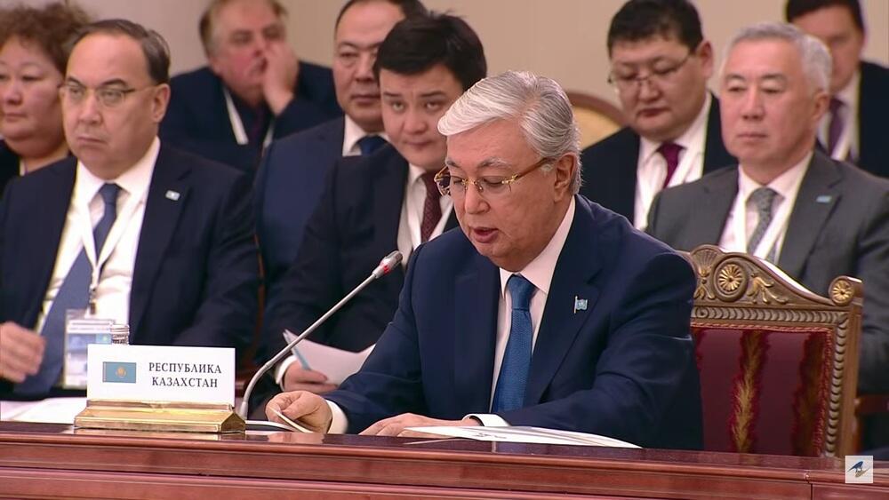 Токаев предложил сопряжение цифровой повестки ЕАЭС и китайской инициативы "Цифровой Шелковый путь"