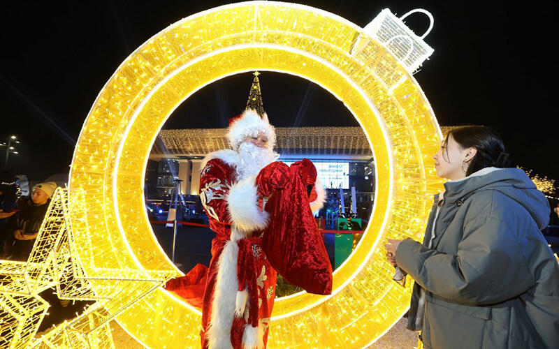 Santa Claus Parade in Almaty. Images | Akimat of Almaty / Kairat Konuspayev
