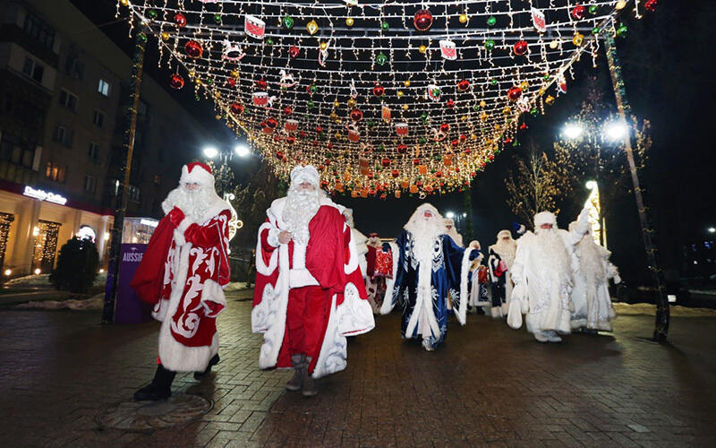 Santa Claus Parade in Almaty. Images | Akimat of Almaty / Kairat Konuspayev