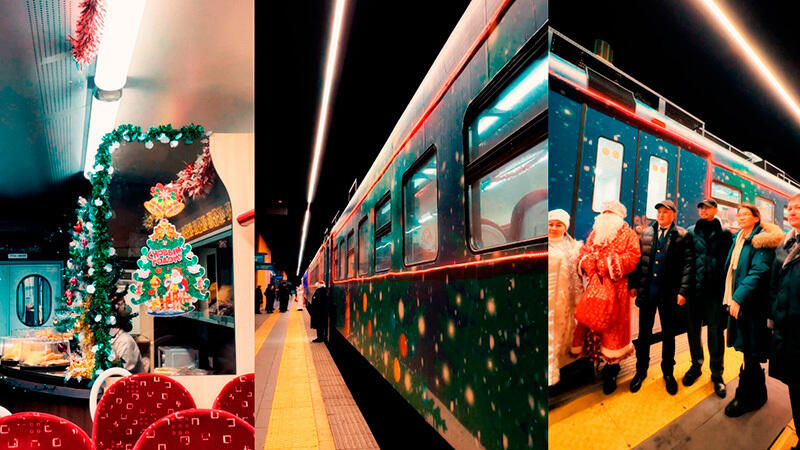 New Year’s express train launched from Astana to Burabai