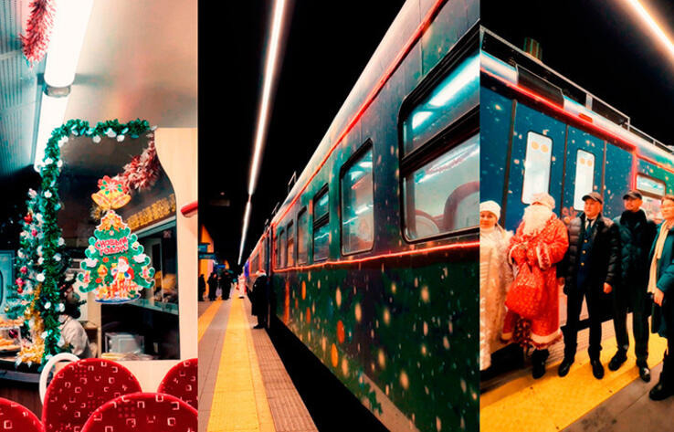 New Year’s express train launched from Astana to Burabai