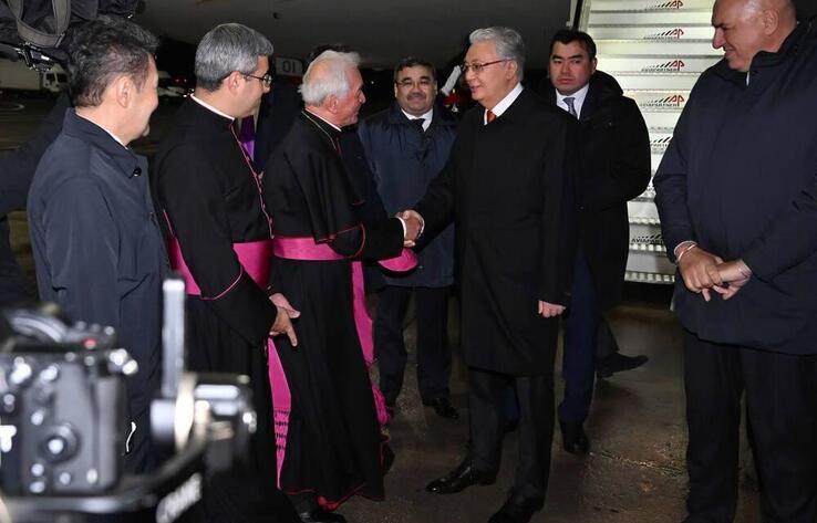 President Tokayev arrives in Italy for official visit