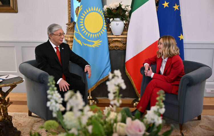 Президент Казахстана и премьер Италии приняли совместное заявление 