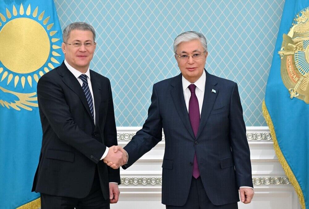 Токаев обсудил с главой Башкортостана вопросы многостороннего сотрудничества двух республик