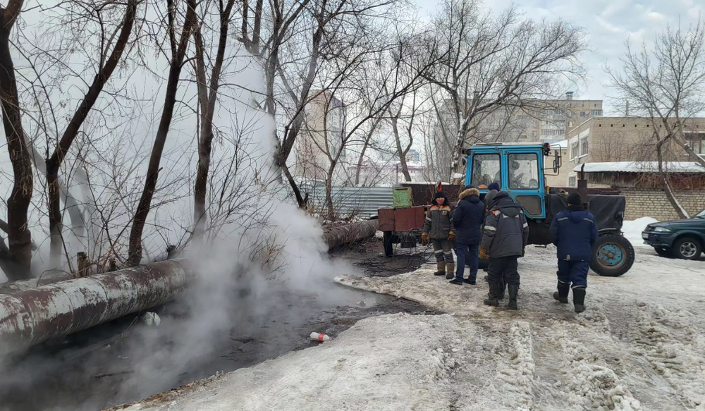 В Петропавловске десятки домов остались без тепла из-за коммунальной аварии 
