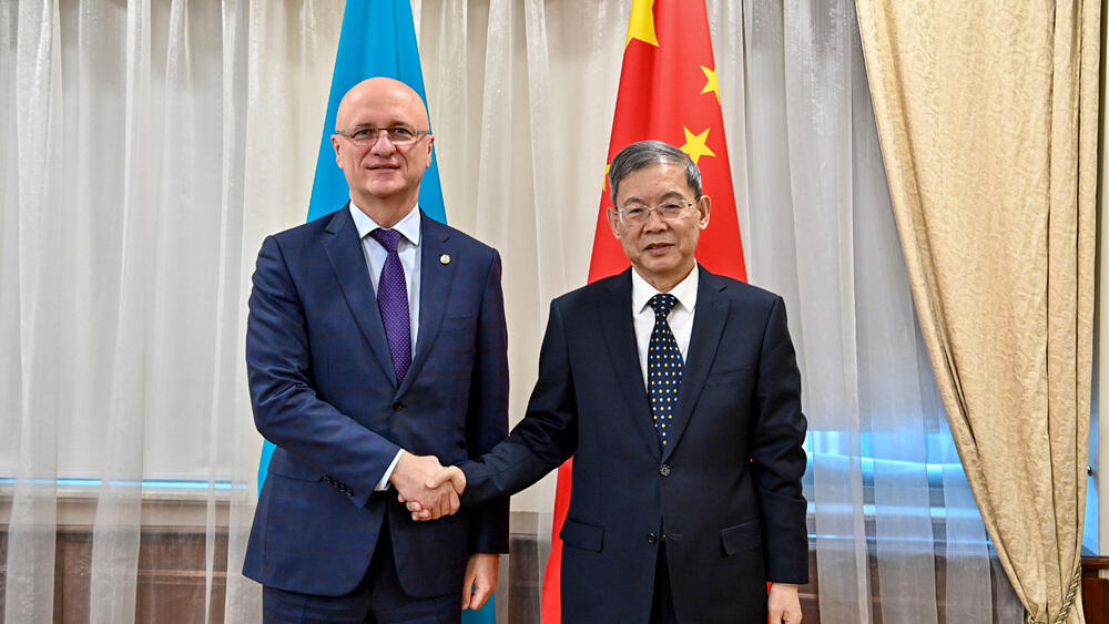 Скляр и Хао Минцзинь обсудили укрепление сотрудничества между Казахстаном и Китаем