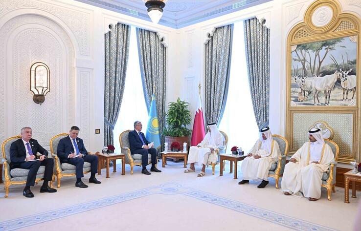 President Kassym-Jomart Tokayev held talks with Amir of Qatar Sheikh Tamim bin Hamad Al-Thani