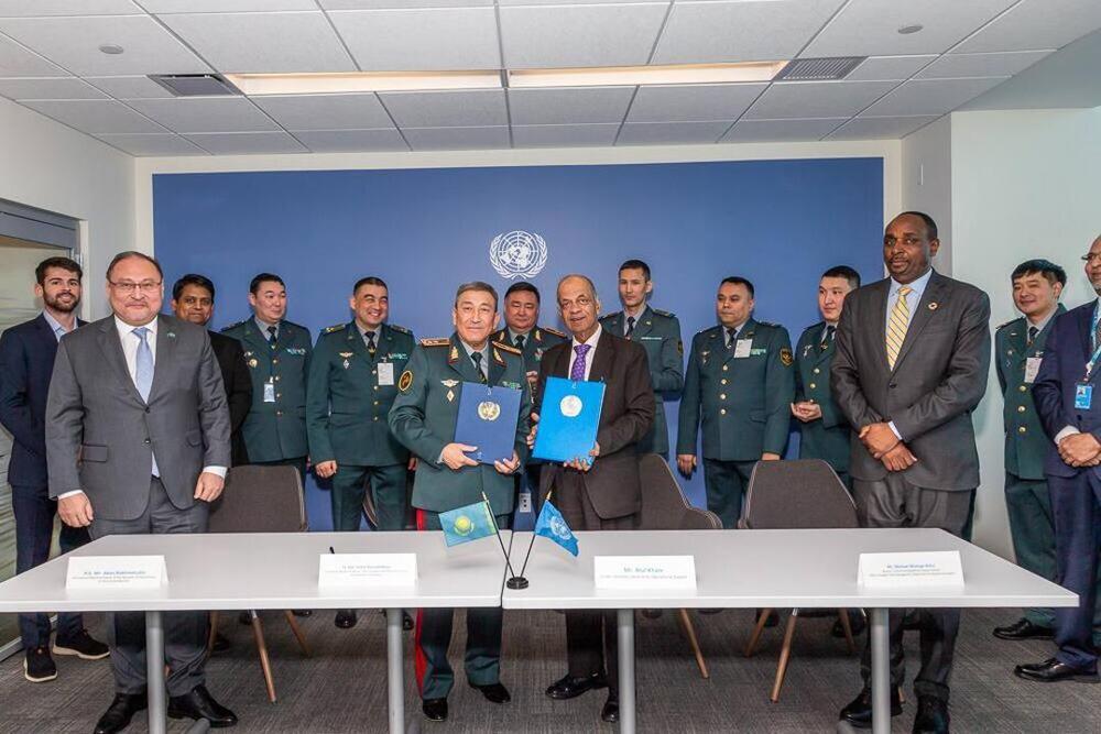 Казахстан подписал в ООН меморандум по миротворческой миссии на Голанских высотах