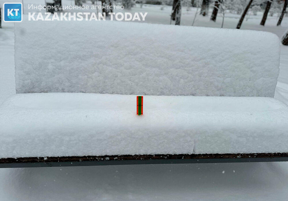 Almaty after a heavy snowfall