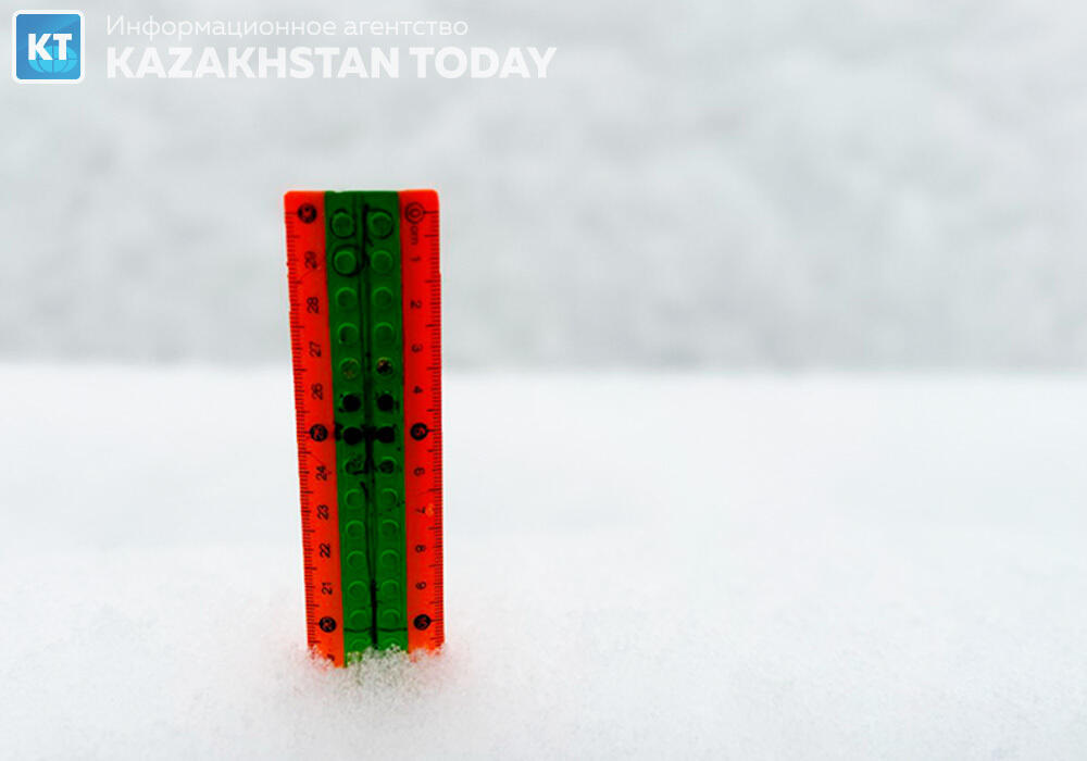 Алматы қалың қардан кейін