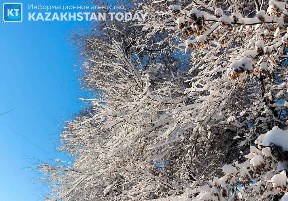 Алматы қалың қардан кейін