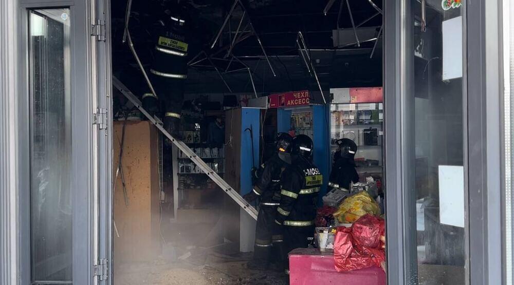 Семейде тағы бір сауда үйінен өрт шықты
