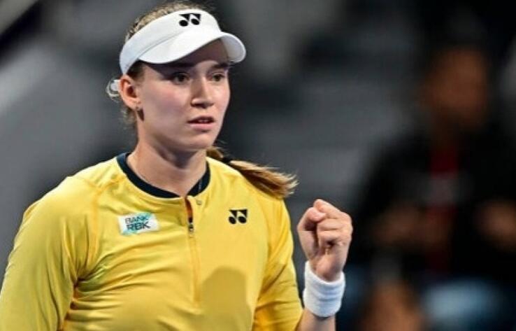 Kazakhstan’s Rybakina advances at WTA 1000 Dubai Duty Free Tennis Championships