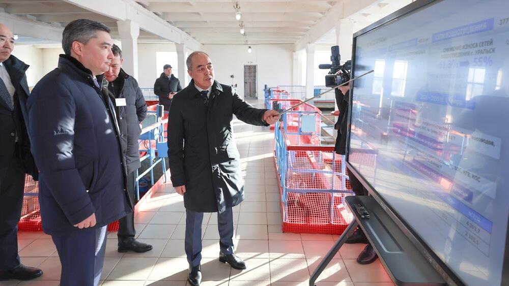 Olzhas Bektenov checks CHPP modernisation pace and familiarises himself with solving problems with water shortages in West Kazakhstan region
