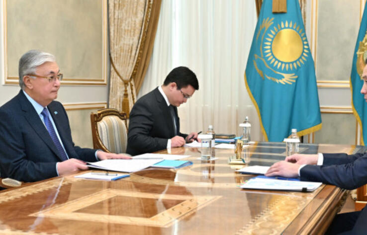 Kazakh Head of State holds meeting with QazaqGaz chairman Sanzhar Zharkeshov