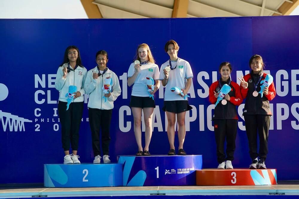 Казахстанские спортсменки завоевали золото на чемпионате Азии по водным видам спорта