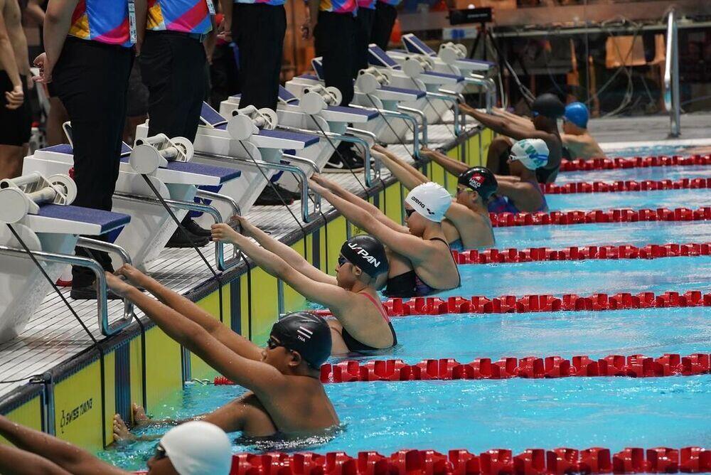 Kazakhstan's national swimming team wins 20 gold medals at the Asian Championships. Images | Instagram/qaz_olympics