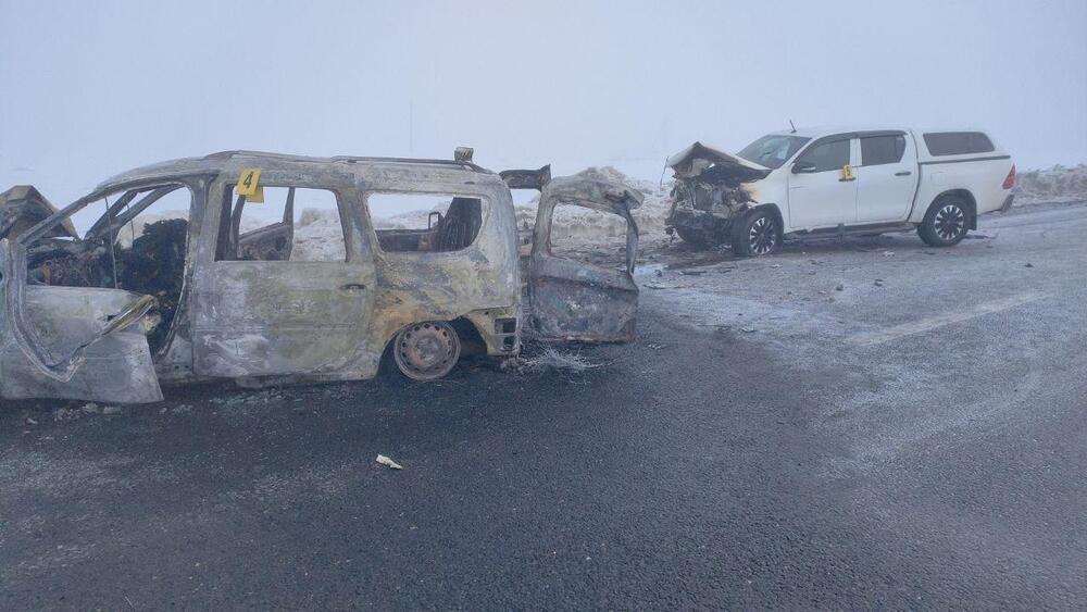 8 people die in head-on collision in Aktobe region