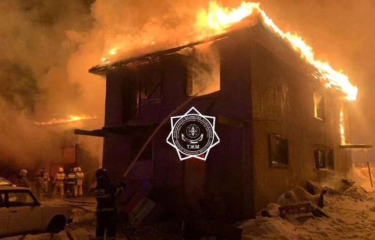 В Костанае ликвидирован крупный пожар