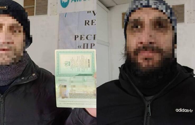 Көкшетау станциясында көші қон заңнамасын бұзған Пәкістанның бес азаматы анықталды

