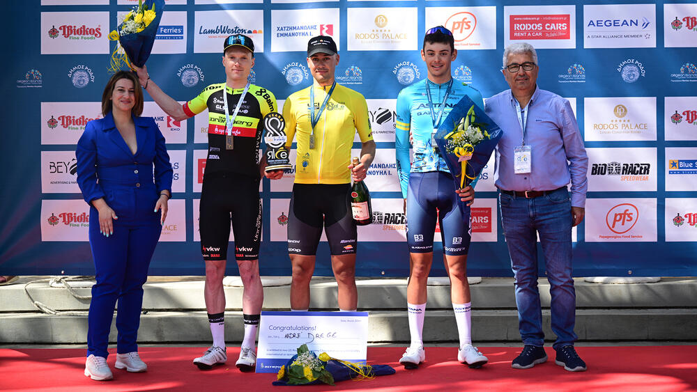 Tour of Rhodes. Alessandro Romele takes the final stage, second in the GC 