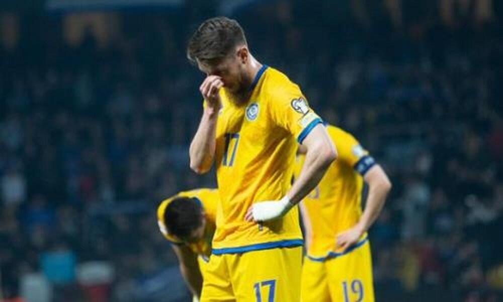 Сборная Казахстана по футболу c разгромным счетом проиграла Греции в матче Лиги наций
