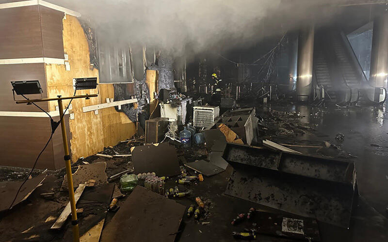 Теракт в российском "Крокус Сити Холле". Фото: telegram/rian_ru