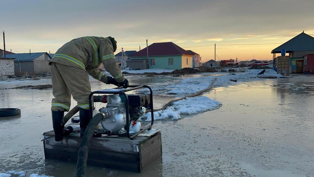 В Костанайской области поселок затопило талыми водами
