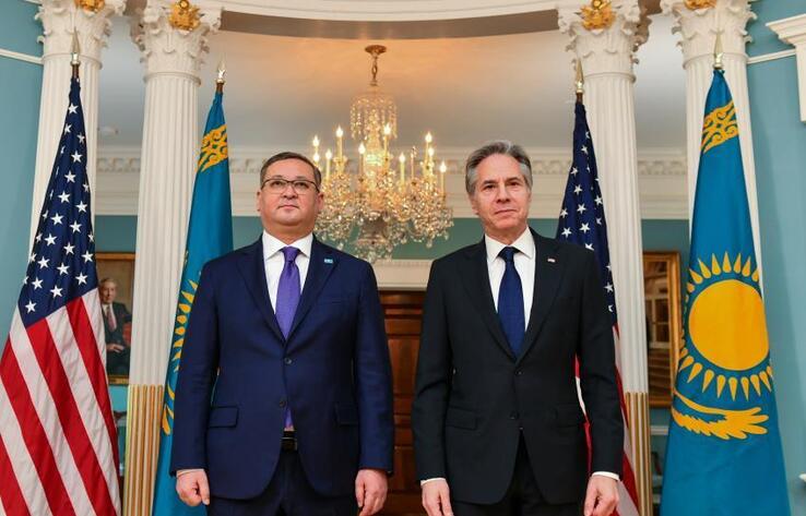 Kazakhstan Foreign Minister met with the US Secretary of State