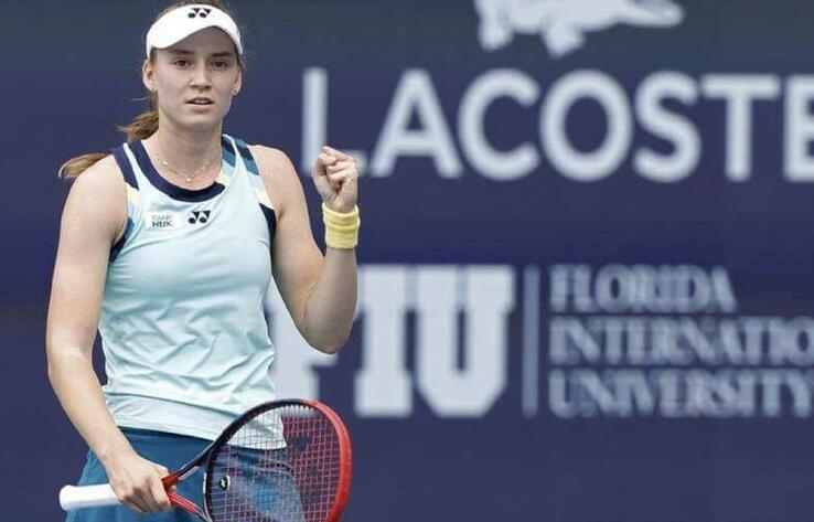 Rybakina draws level with world No 1 Iga Swiatek