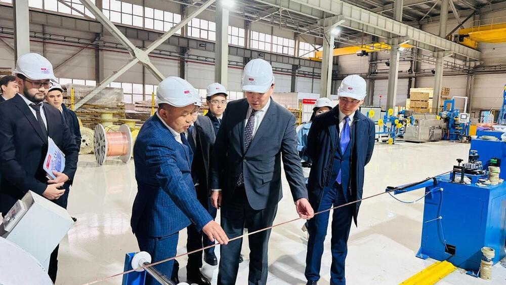 Minister visited the leading transformer manufacturing plant in Central Asia, "Asia Trafo"