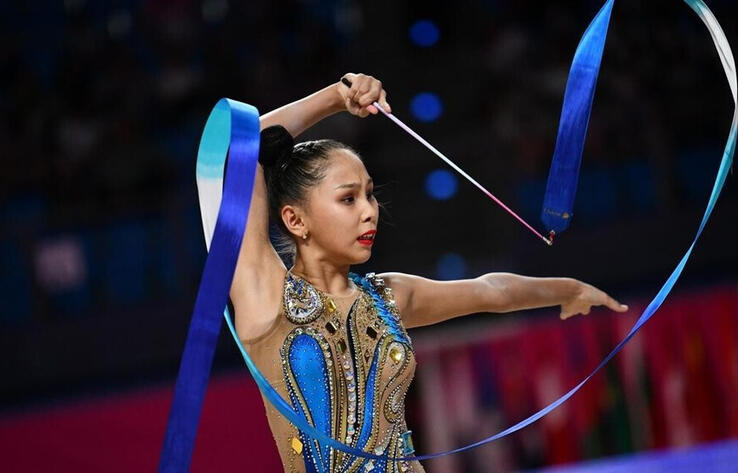 Kazakhstan’s Aibota Yertaikyzy hauls 3 medals at Rhythmic Gymnastics Grand Prix Thiais 2024