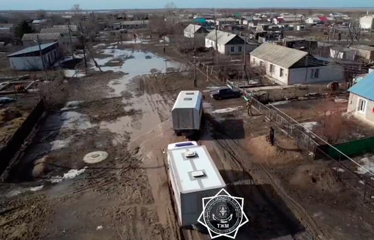 В ЗКО создалась угроза переполнения водохранилища Узынколь, из паводкоопасного района эвакуировали 750 человек