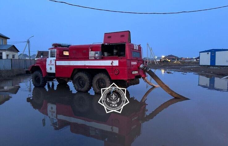 Астана маңындағы Талапкер ауылында жасанды каналдың ойығы орын алды