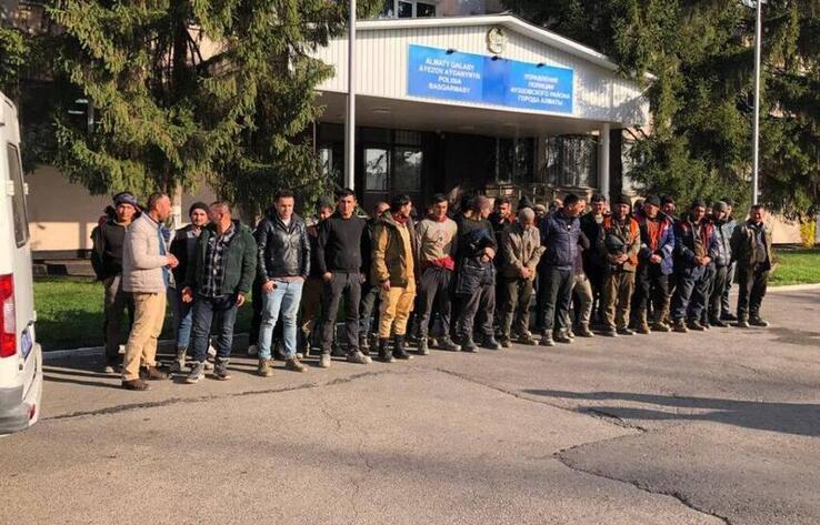 Алматыда 4 мыңға жуық шетелдік азамат көші-қон заңнамасын бұзған