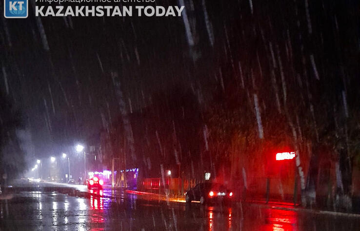 Алматыда бірнеше күн бойы толассыз жаңбыр жауады