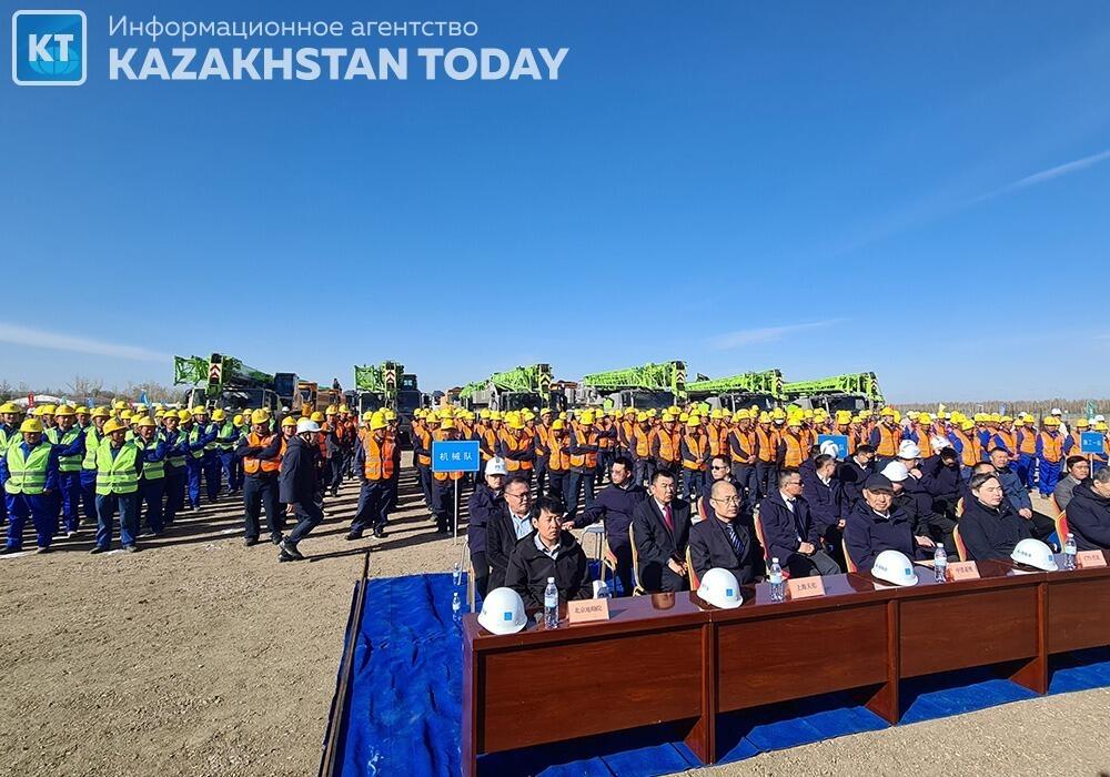 В Астане торжественно открыли строительство депо ЛРТ