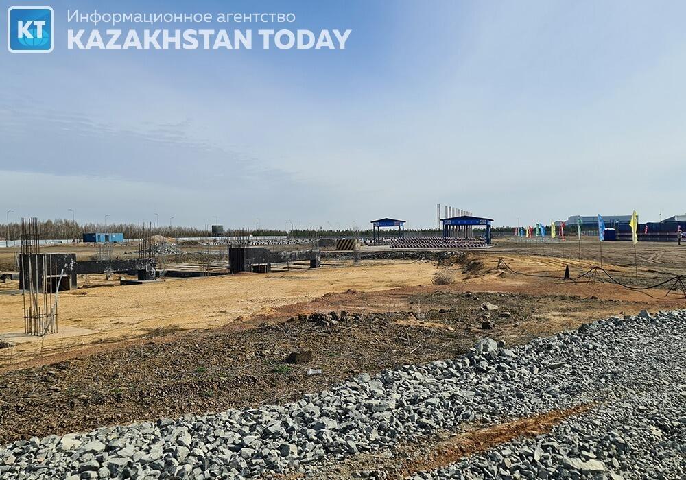 В Астане торжественно открыли строительство депо ЛРТ