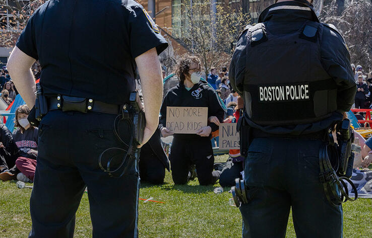 American college students speak out against the war in Gaza