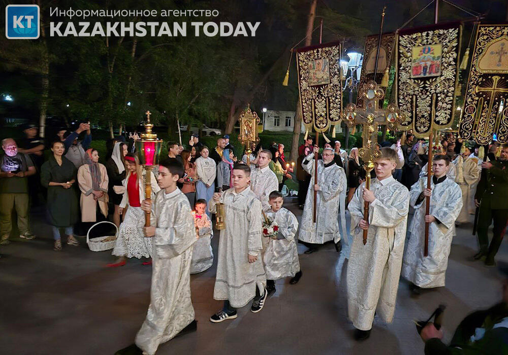 Easter holiday service was held in Almaty