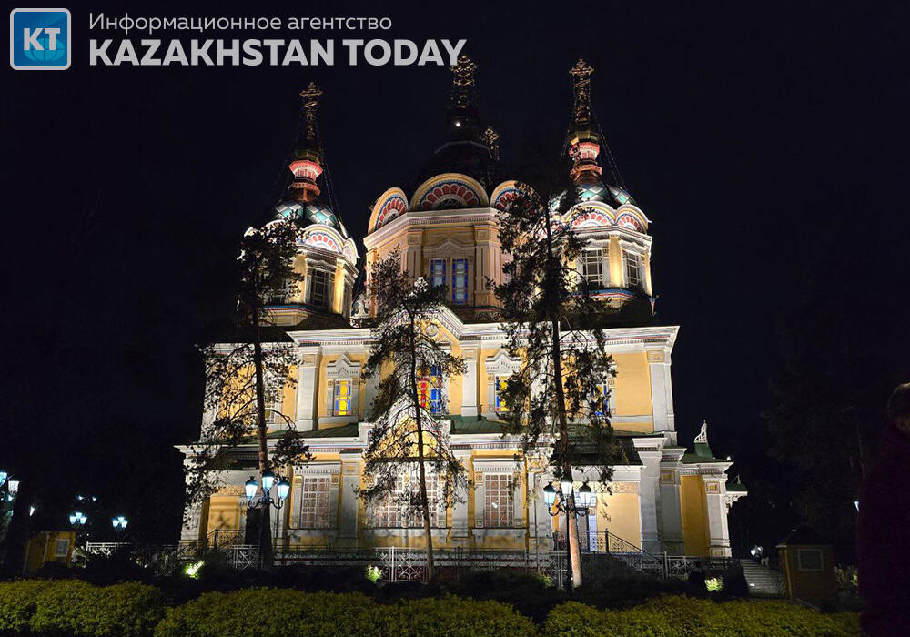 Easter holiday service was held in Almaty