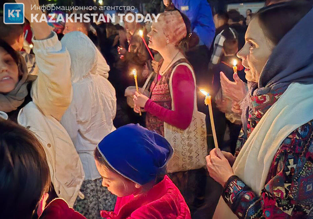 Easter holiday service was held in Almaty