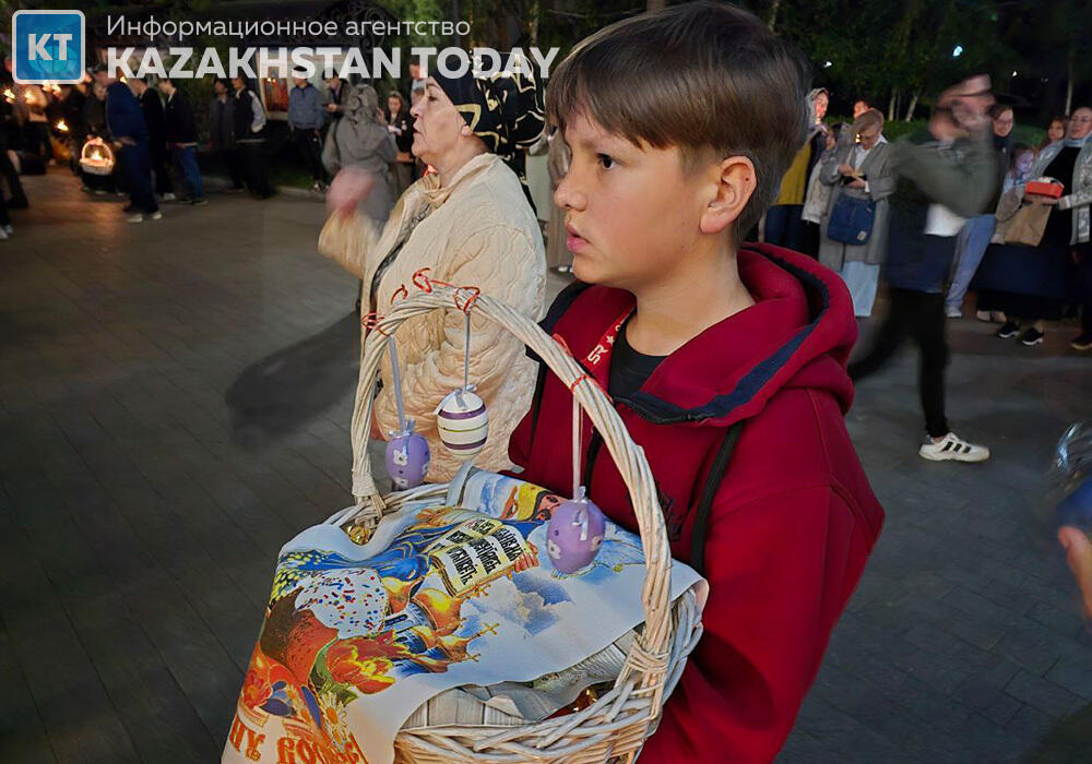 Easter holiday service was held in Almaty
