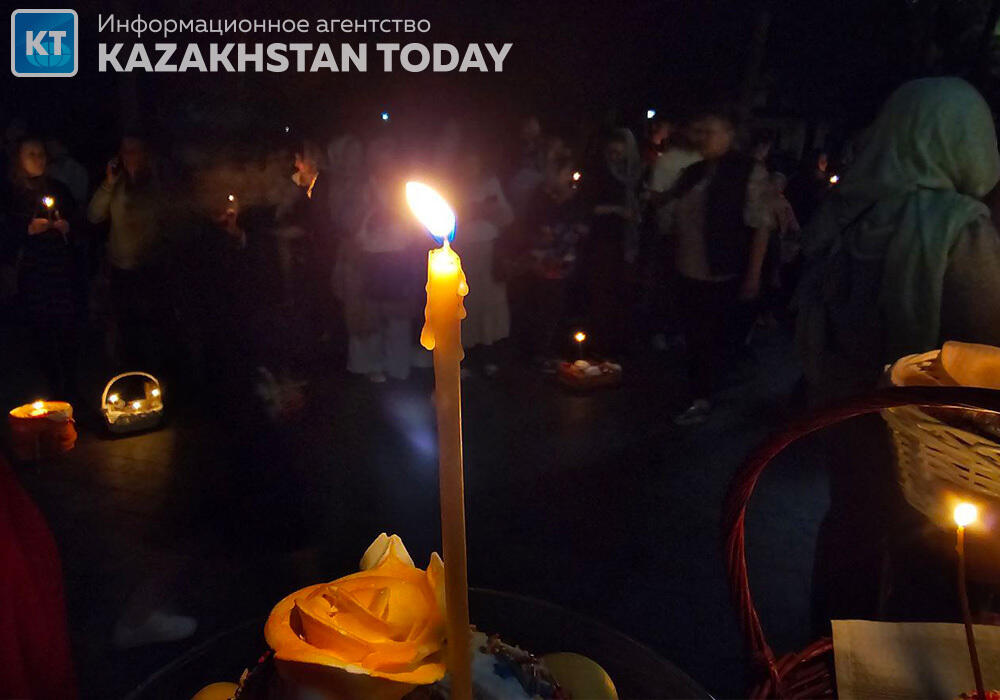 Easter holiday service was held in Almaty